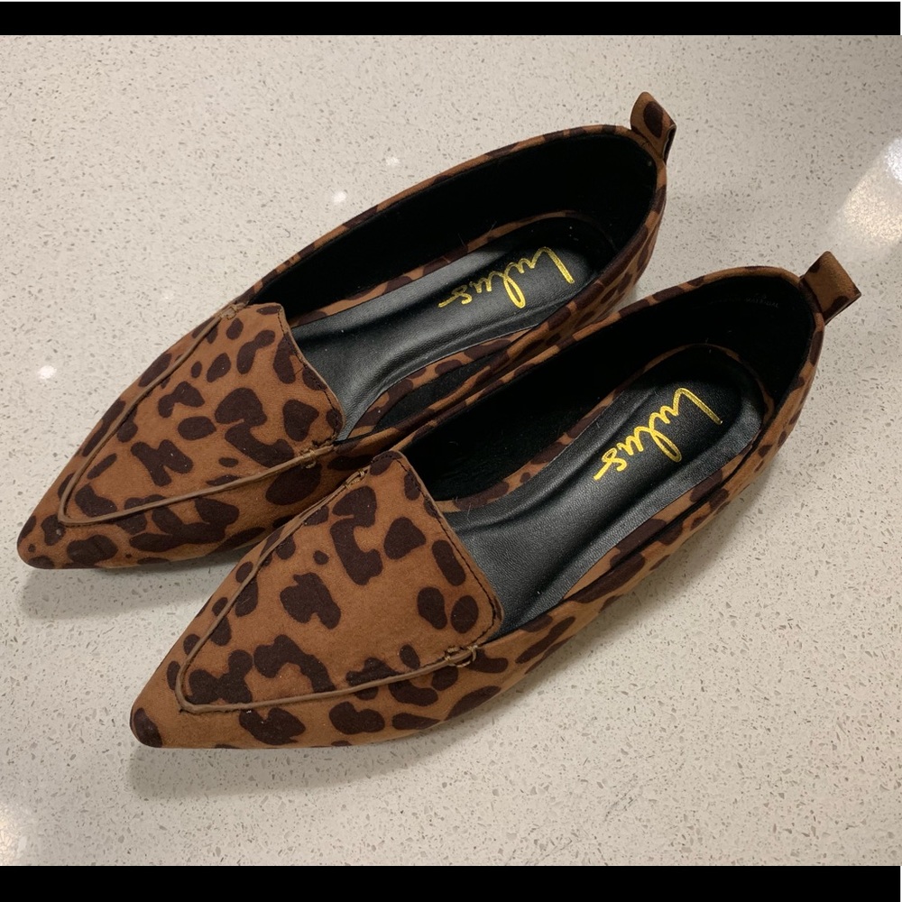 Leopard Print Flats